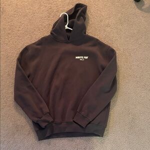 White Fox Hoodie GREAT CONDITION ash black